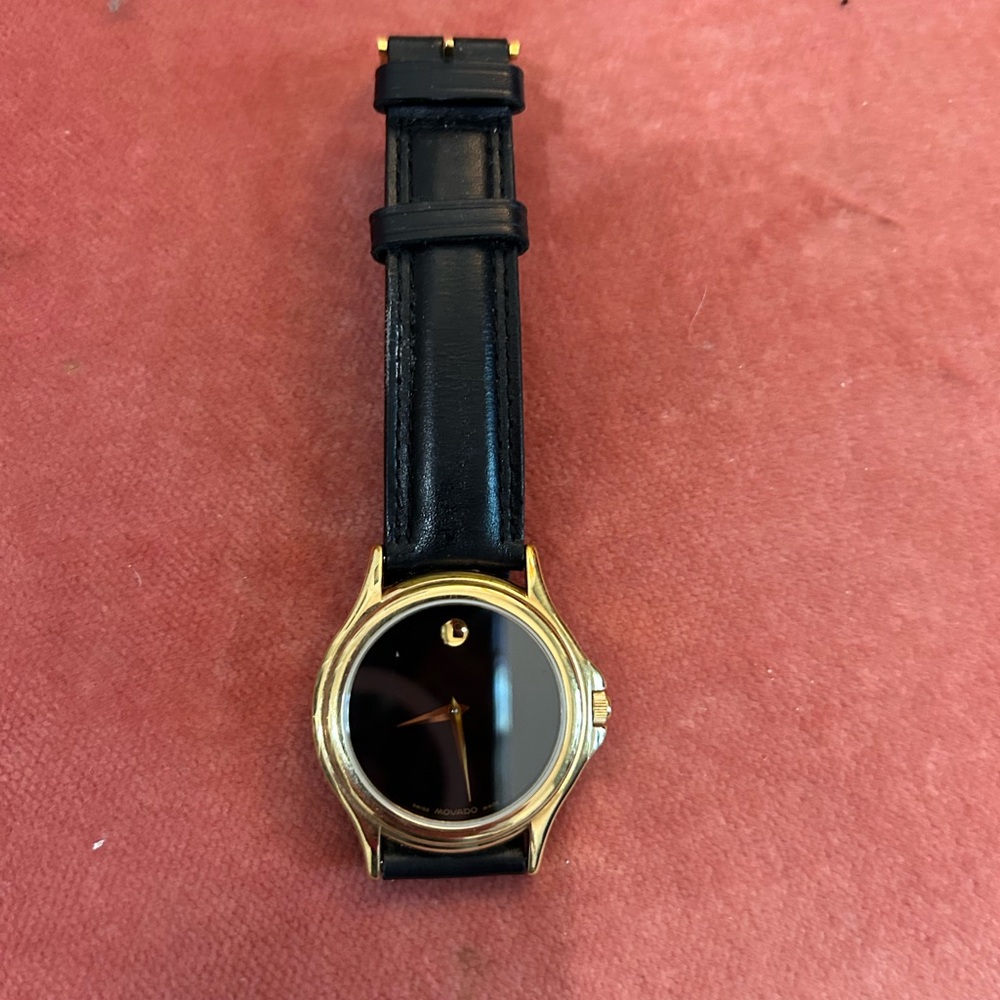 Minimalist Movado Gold and Black